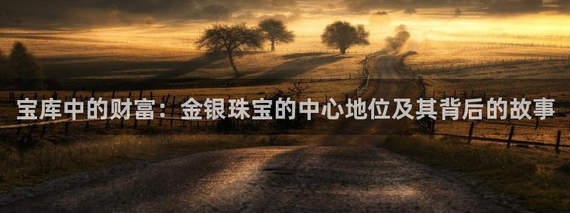 新宝5骗术：宝库中的财富：金银珠宝的中心地位及其背后的故事