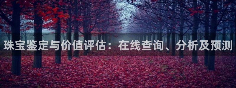 新宝5安卓版：珠宝鉴定与价值评估：在线查询、分析及预测