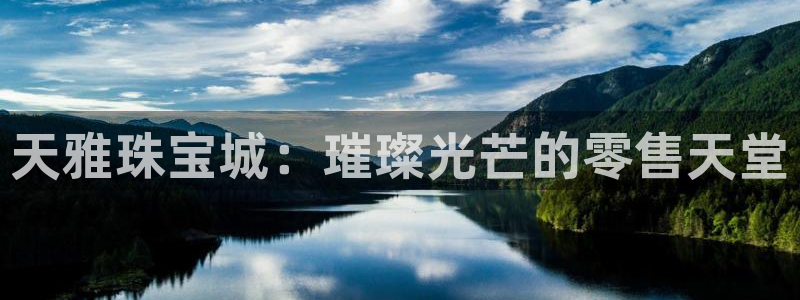 新宝5王问74OOO5：天雅珠宝城：璀璨光芒的零售天堂