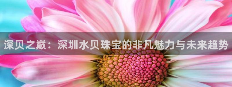 新宝5平台霸：深贝之巅：深圳水贝珠宝的非凡魅力与未来趋势