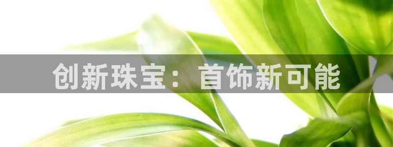 新宝5现在还能玩吗：创新珠宝：首饰新可能