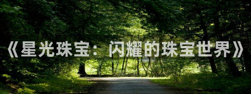 新宝5寻33 300球：《星光珠宝：闪耀的珠宝世界》