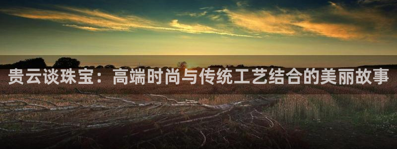 新宝5飞355051：贵云谈珠宝：高端时尚与传统工艺结合的美丽故事