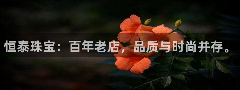 新宝5首页：恒泰珠宝：百年老店，品质与时尚并存。