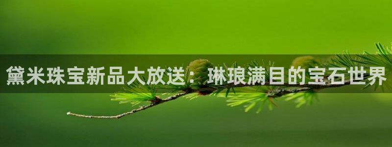 新宝5代理：黛米珠宝新品大放送：琳琅满目的宝石世界