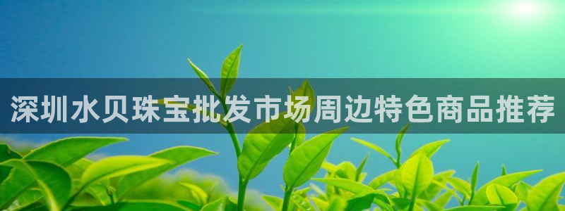 新5宝：深圳水贝珠宝批发市场周边特色商品推荐