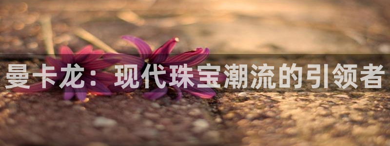 新宝5手机测速：曼卡龙：现代珠宝潮流的引领者