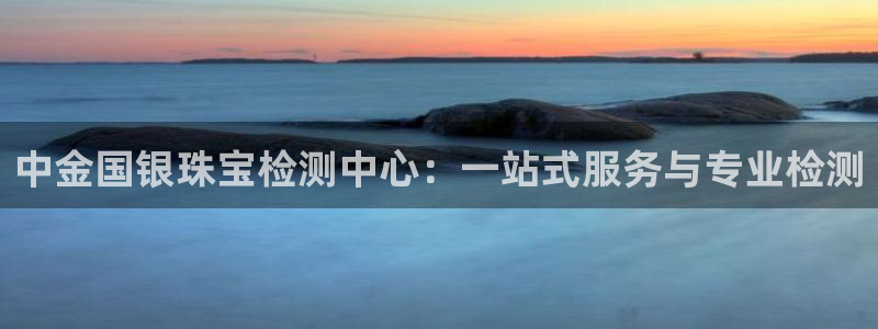 新宝5官网67五壹叁八：中金国银珠宝检测中心：一站式服务与专业检测