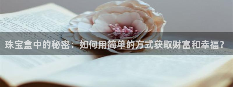新5宝：珠宝盒中的秘密：如何用简单的方式获取财富和幸福？